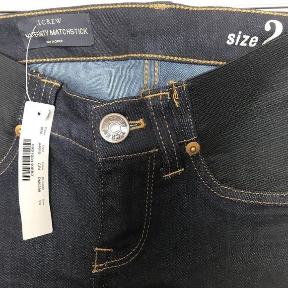 J Crew Sz 24 Maternity Matchstick Jean NWT - Picture 7 of 8